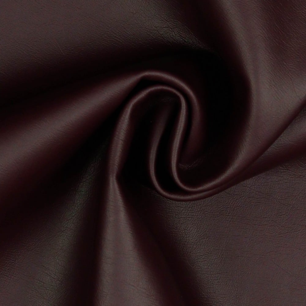 Faux leather bordeaux