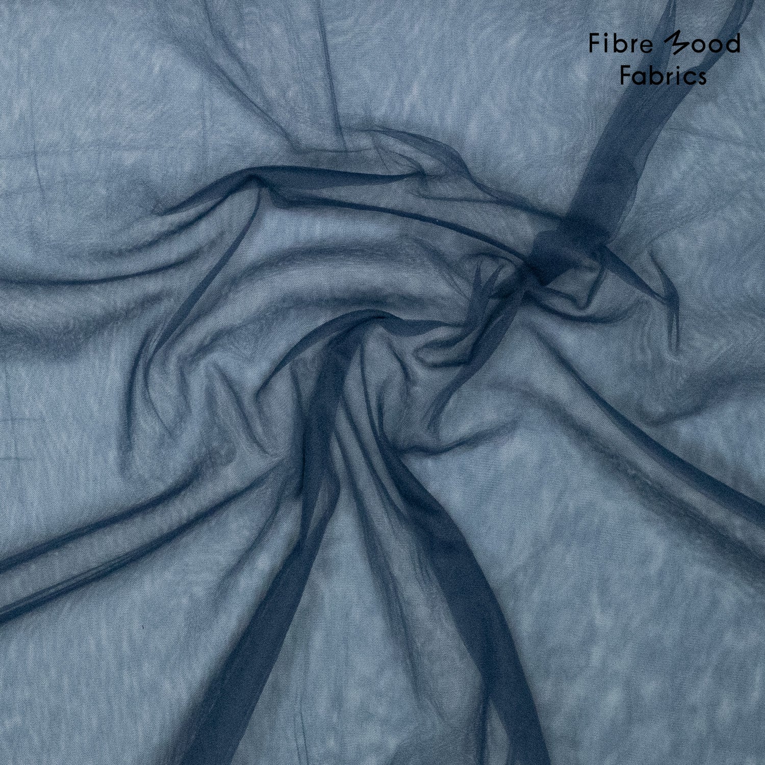 Fibre Mood - Zachte tule marineblauw