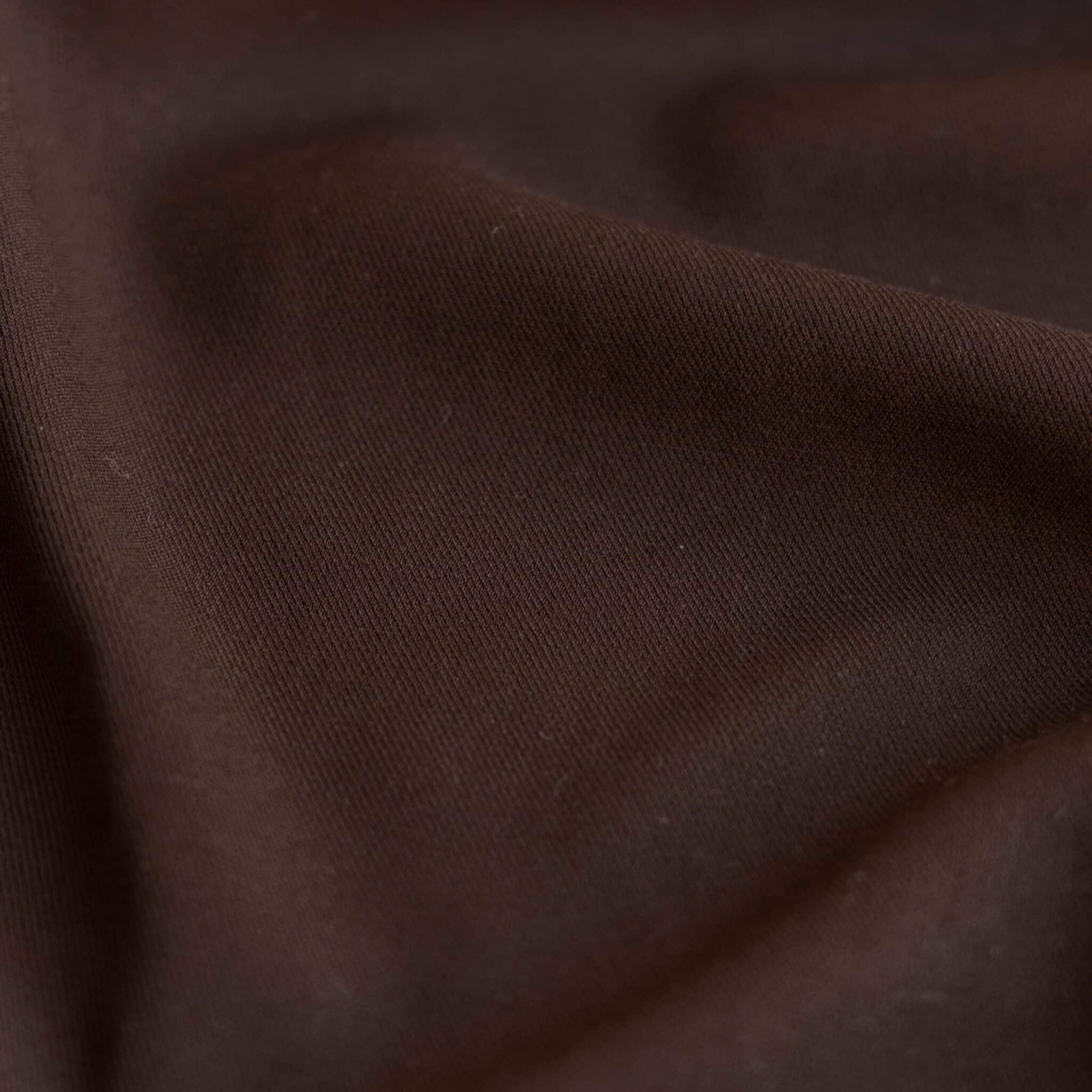 Geweven bamboo | gerecycled polyester donkerbruin