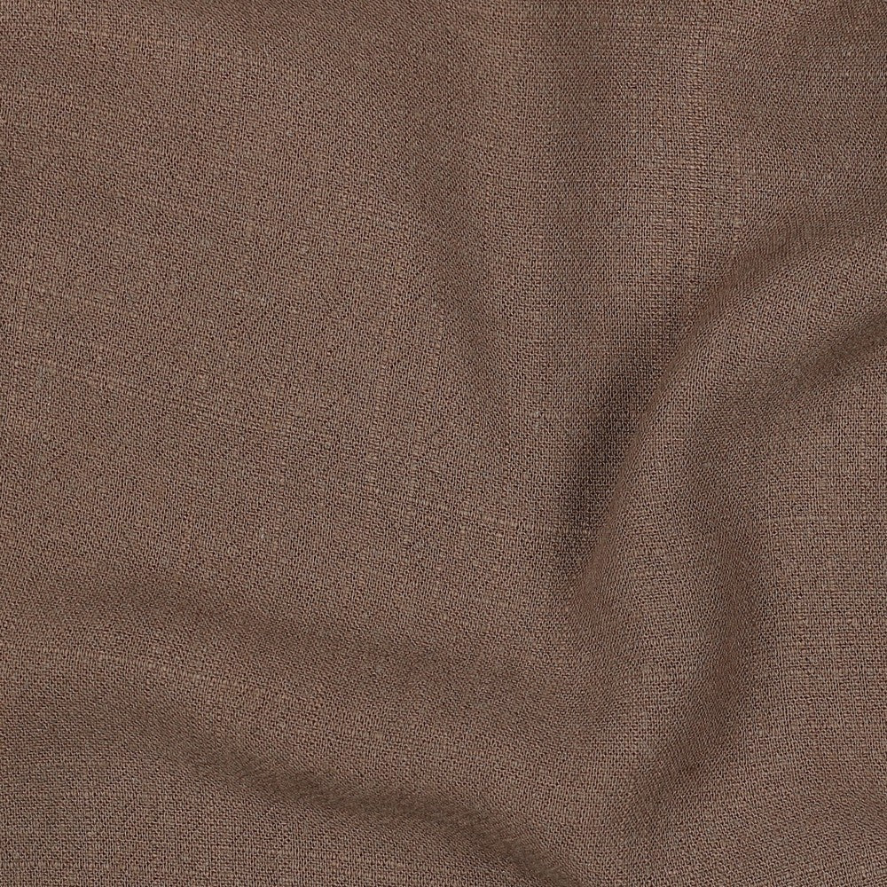 Linnen viscose washed donkerbruin