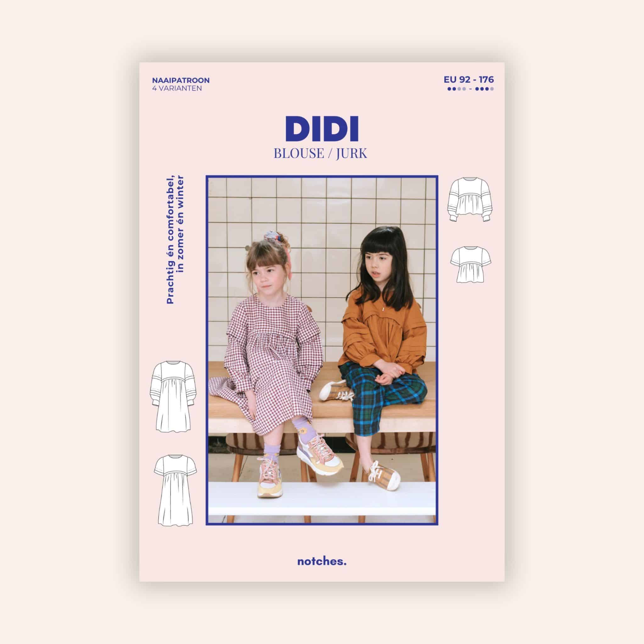 Notches - Didi blouse & jurk (papieren patroon)