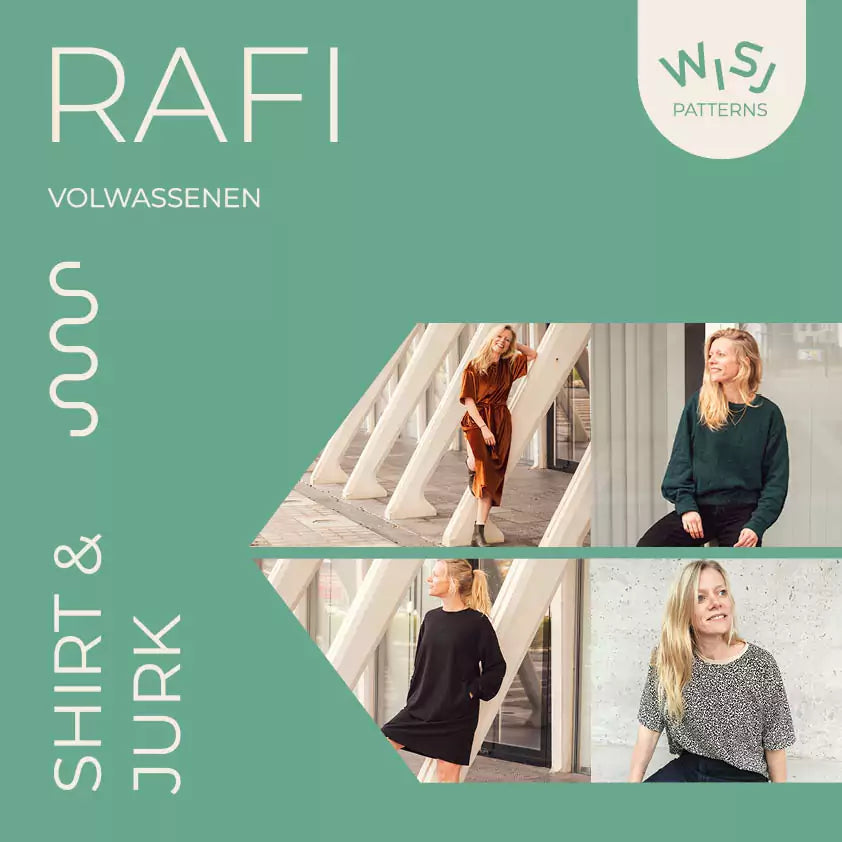 WISJ - Rafi shirt & jurk volwassenen (papieren patroon)