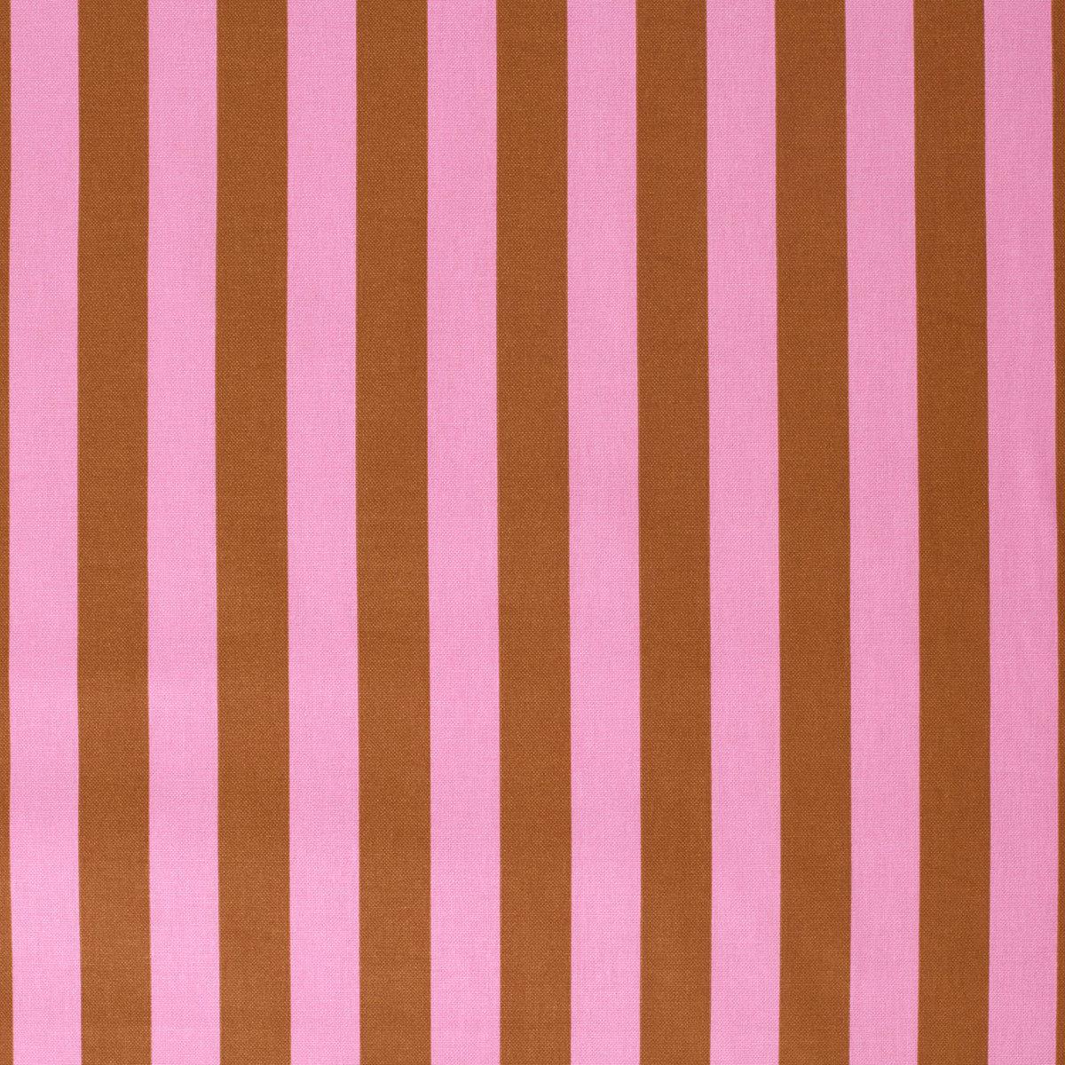 Canvas panama strepen roze/camel