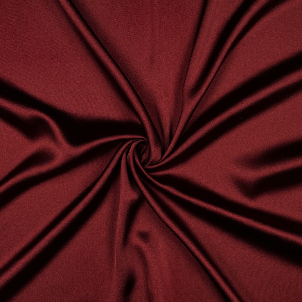Satijn stretch burgundy