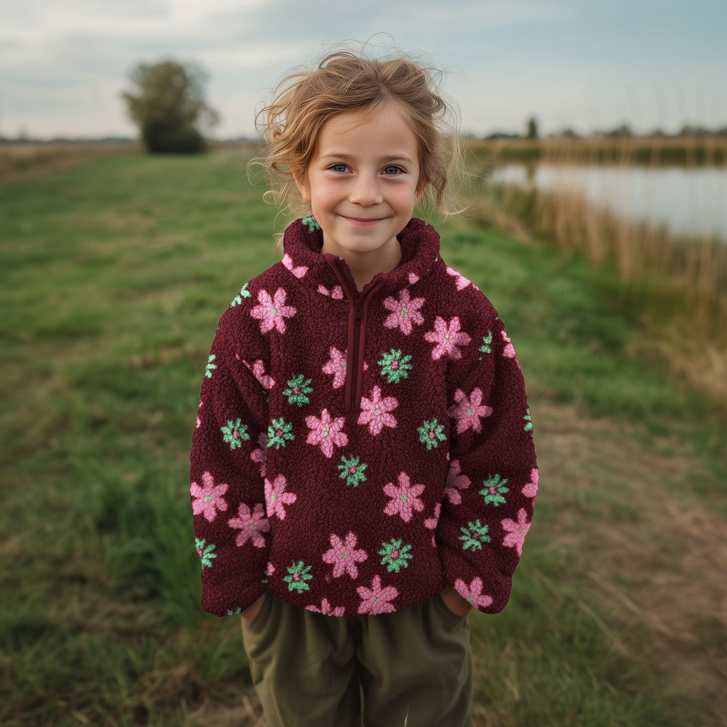 Teddy bloemen offwhite