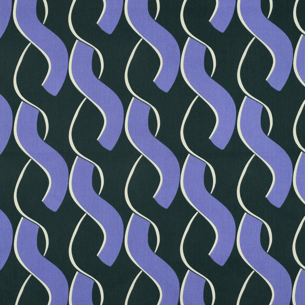 Katoen satijn abstract donkergroen