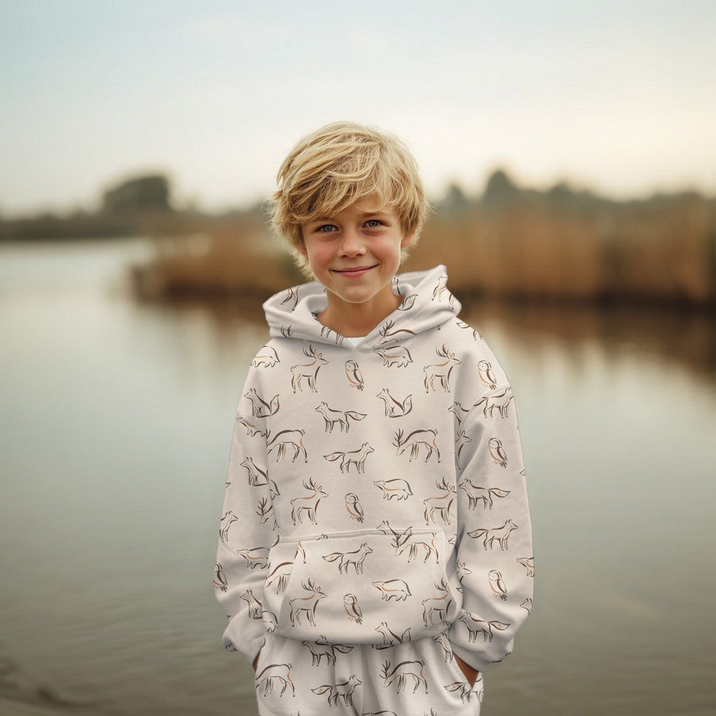 Soft sweat bosdieren groen
