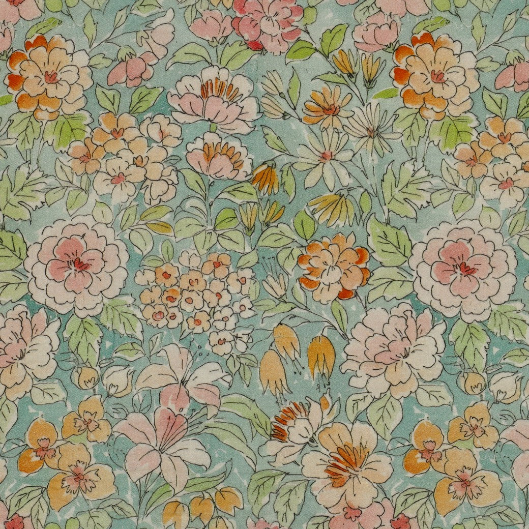 Hydrofiel digitaal bloemen groen