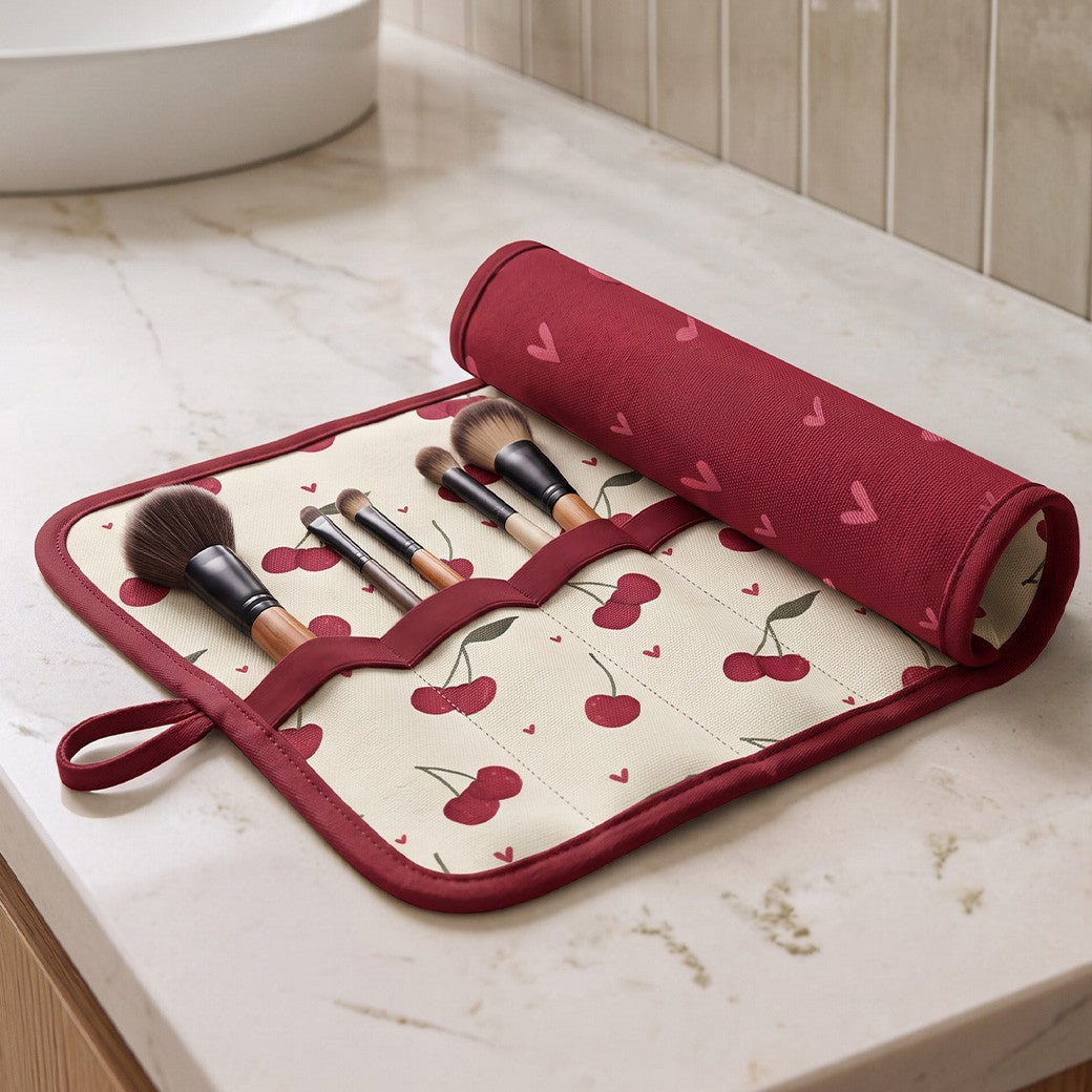 Paneel canvas toilettas kersen rood