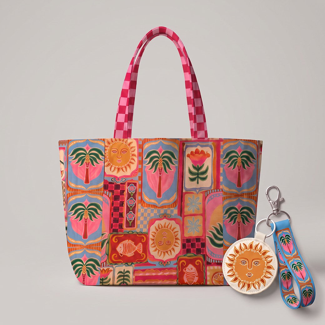 Paneel canvas shopper of kussens patchwork