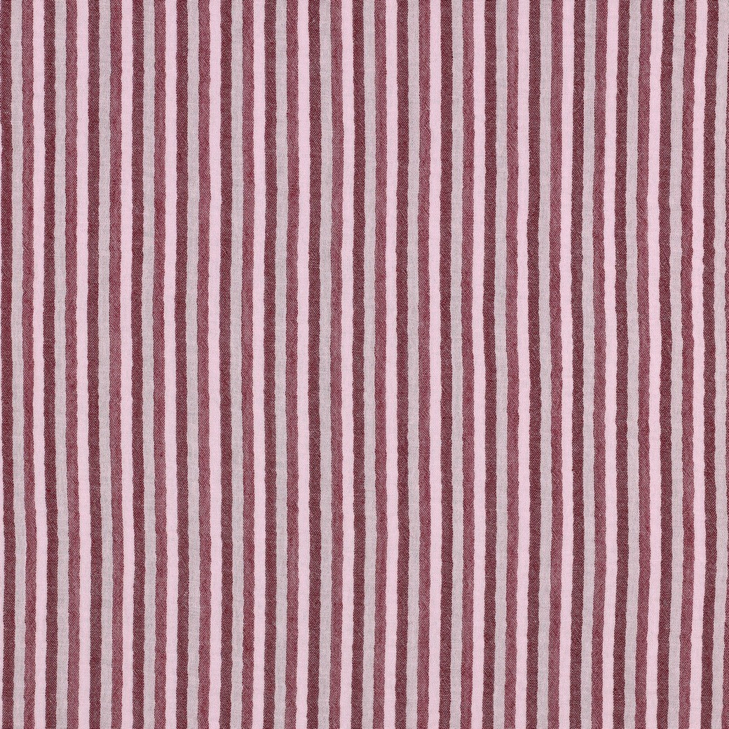 Hydrofiel yarn dyed strepen burgundy/roze