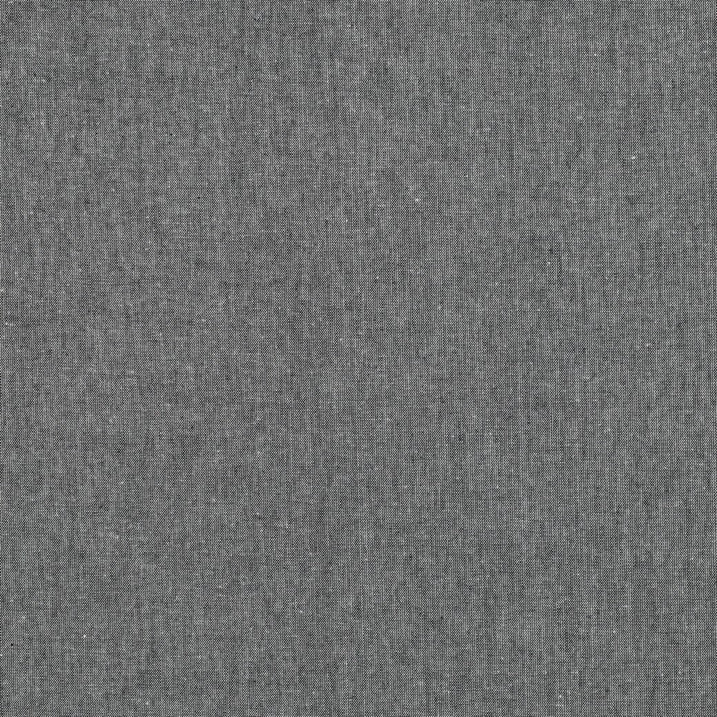 Yarn dyed katoen uni zwart