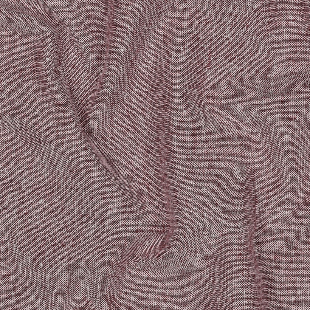 Yarn dyed katoen uni aubergine
