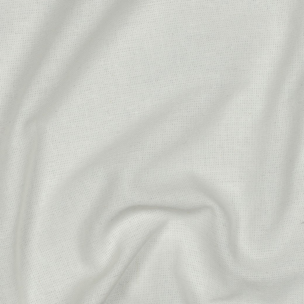 Yarn dyed katoen uni ecru