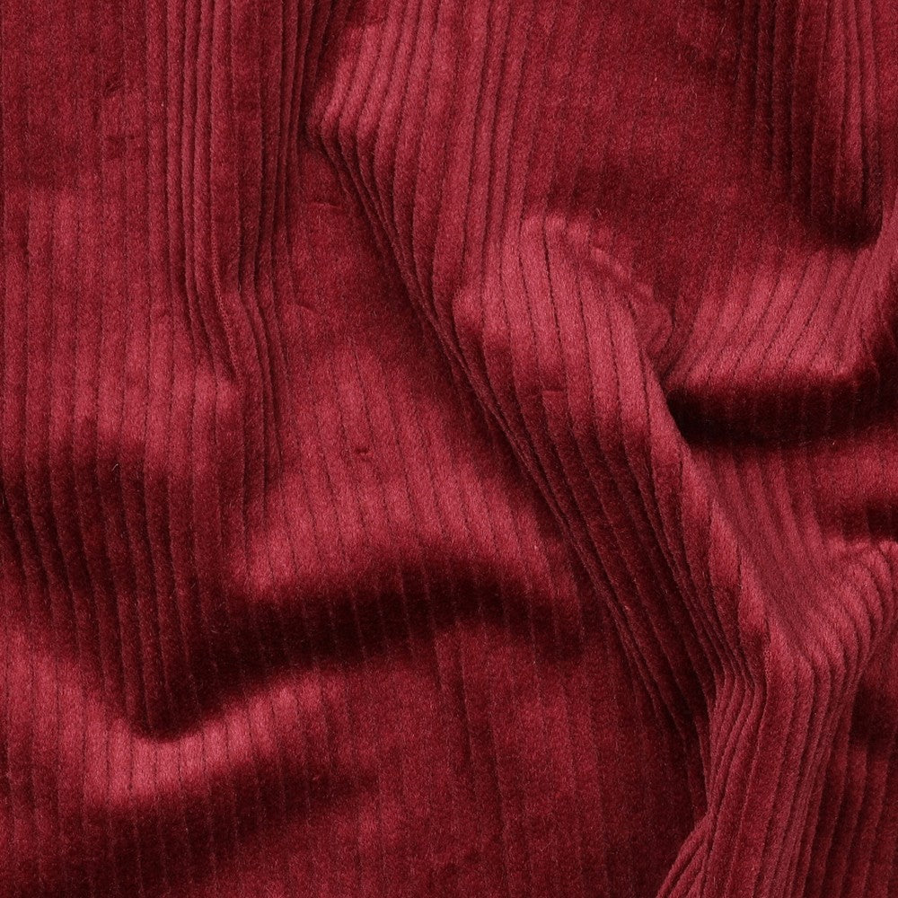 Washed corduroy 6W stretch burgundy
