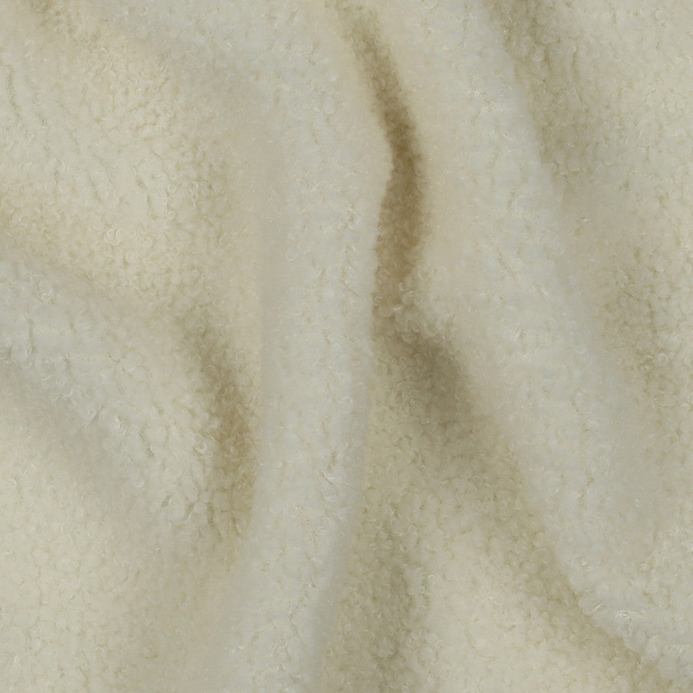 Teddy fleece double sided ecru
