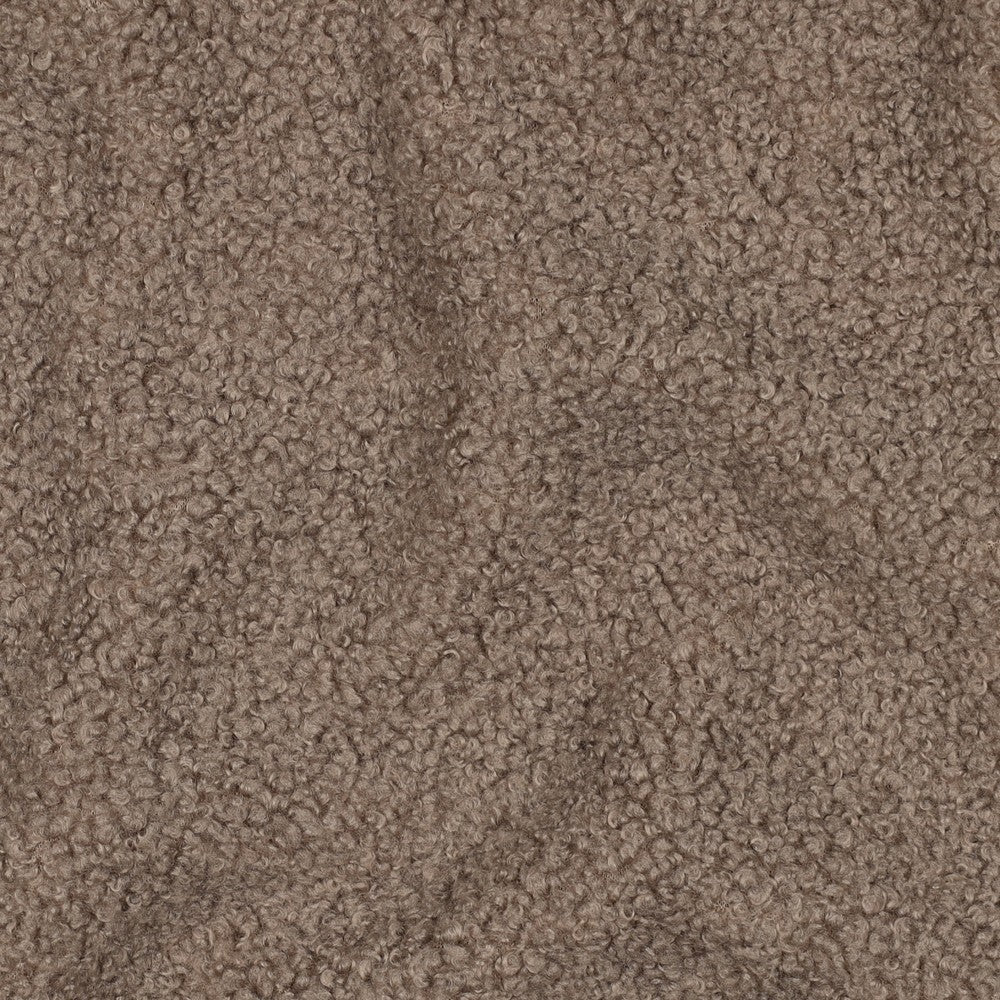 Teddy fleece double sided taupe