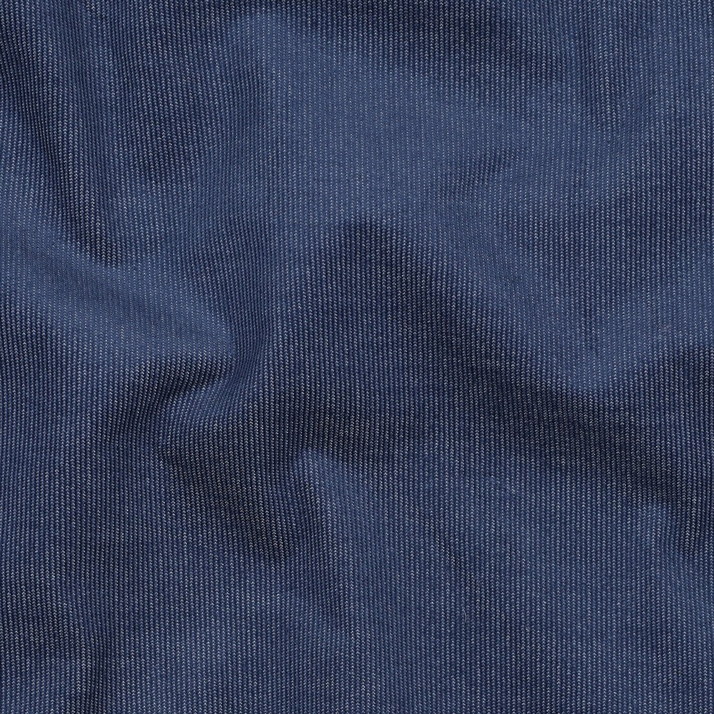 Denim babycord jeansblauw