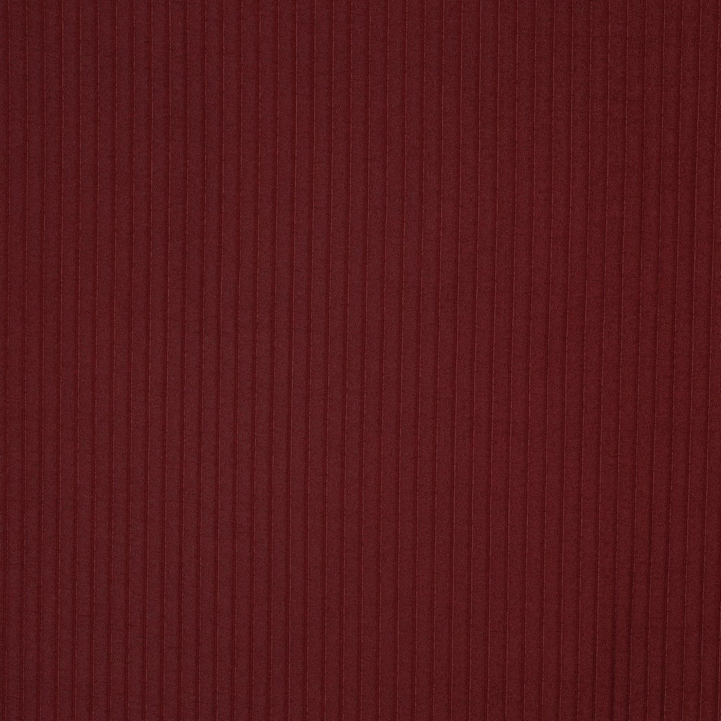 Brede rib jersey burgundy