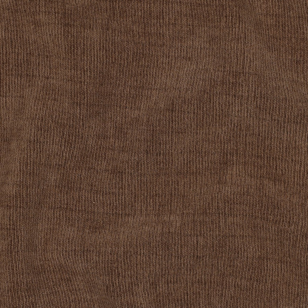 Double sided gebreide velours sherpa bruin