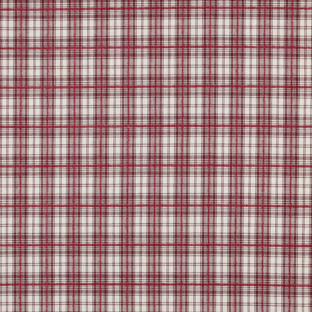 Katoen yarn dyed checks burgundy