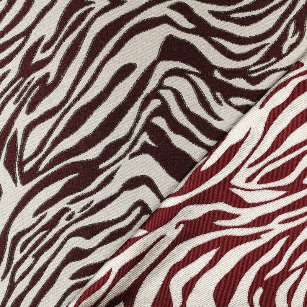 Jacquard zebraprint ecru