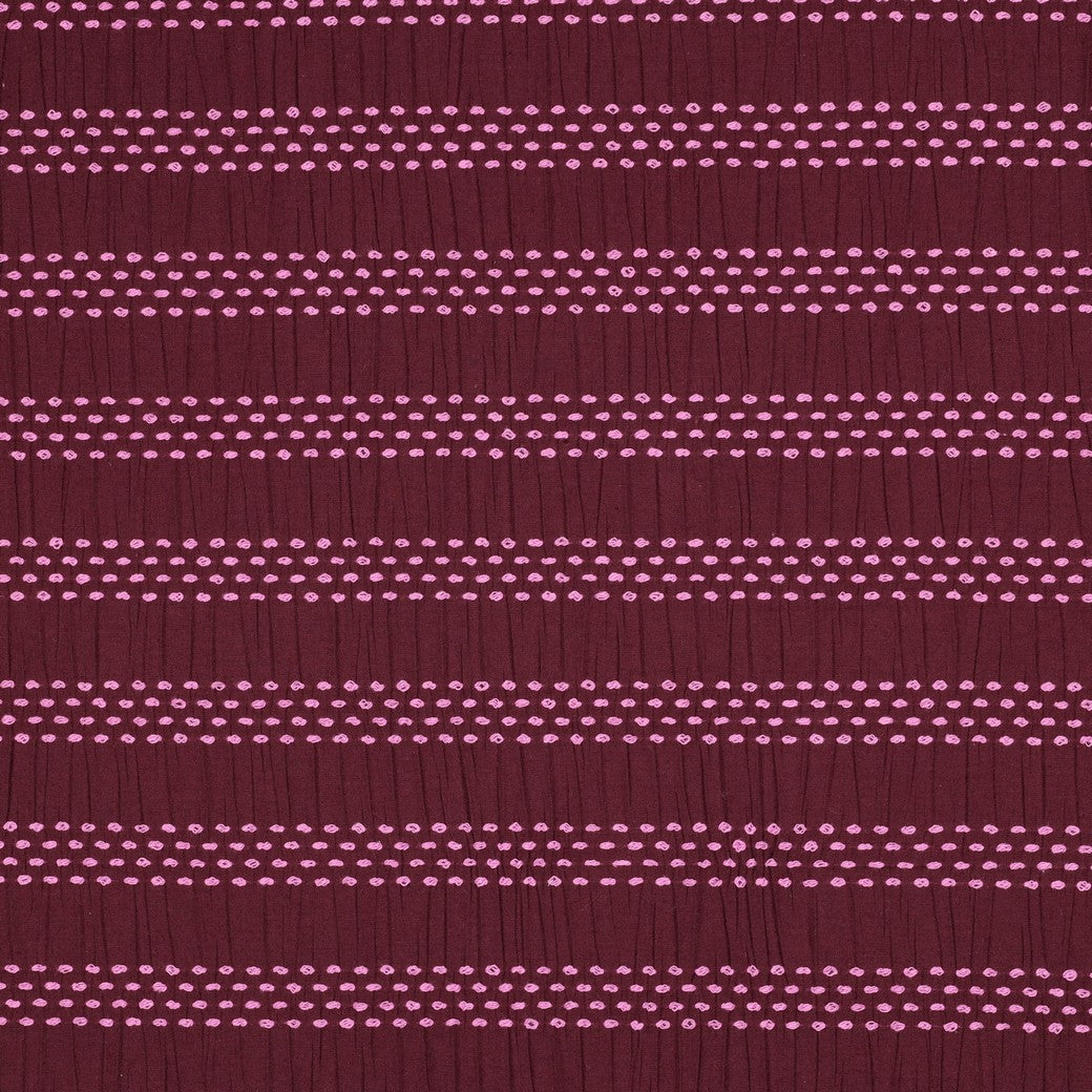 Katoenen dobby jacquard aubergine