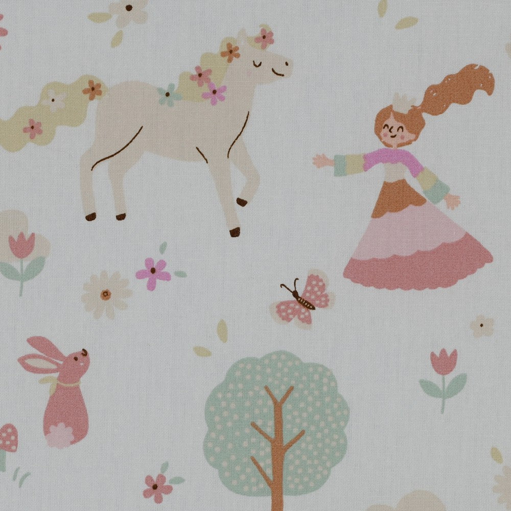 Fine poplin kastelen wit