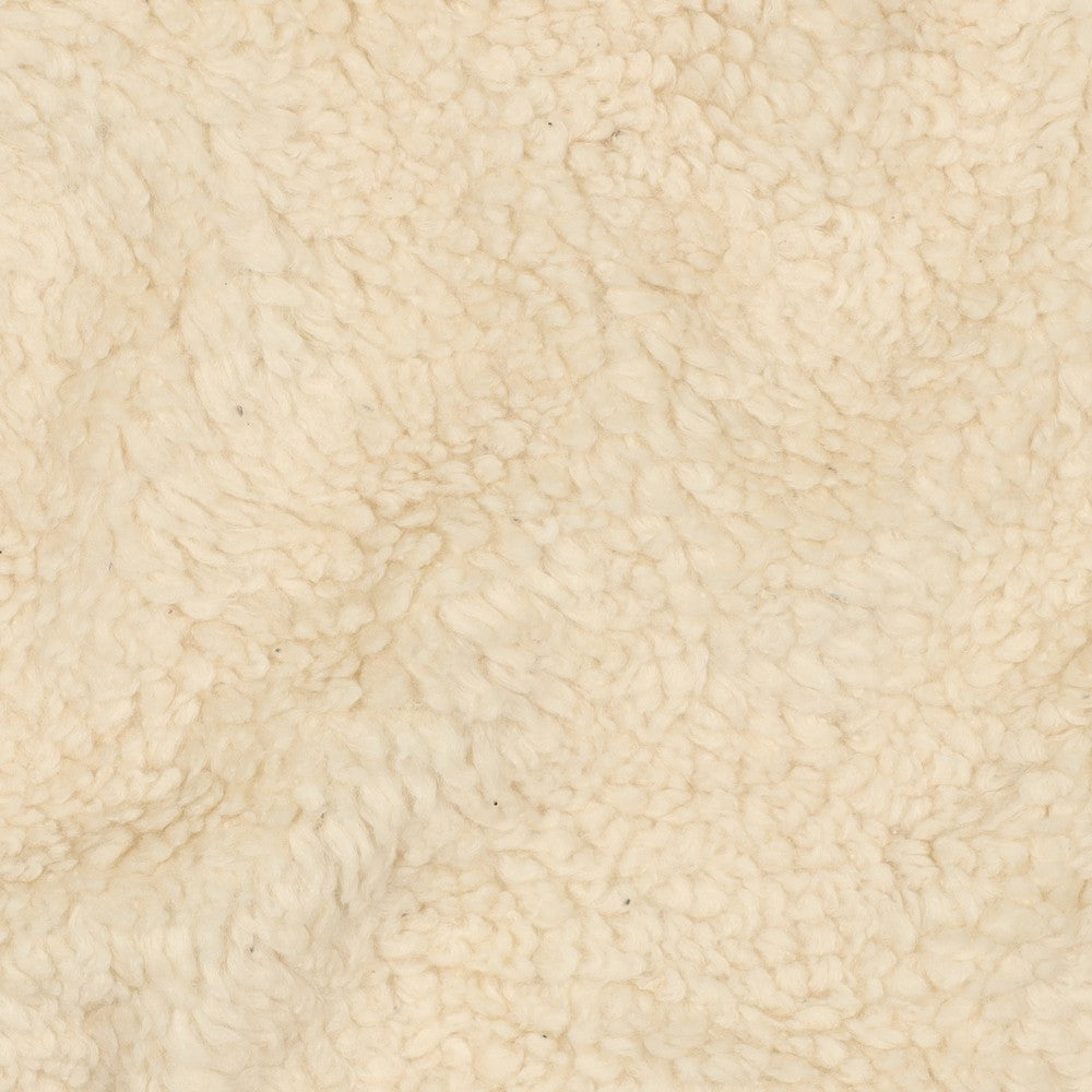 Katoenen teddy licht beige