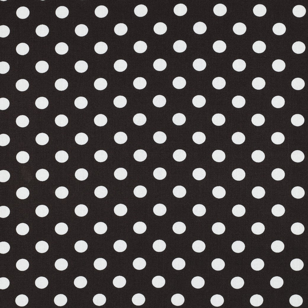 Viscose radiance stippen donkerbruin