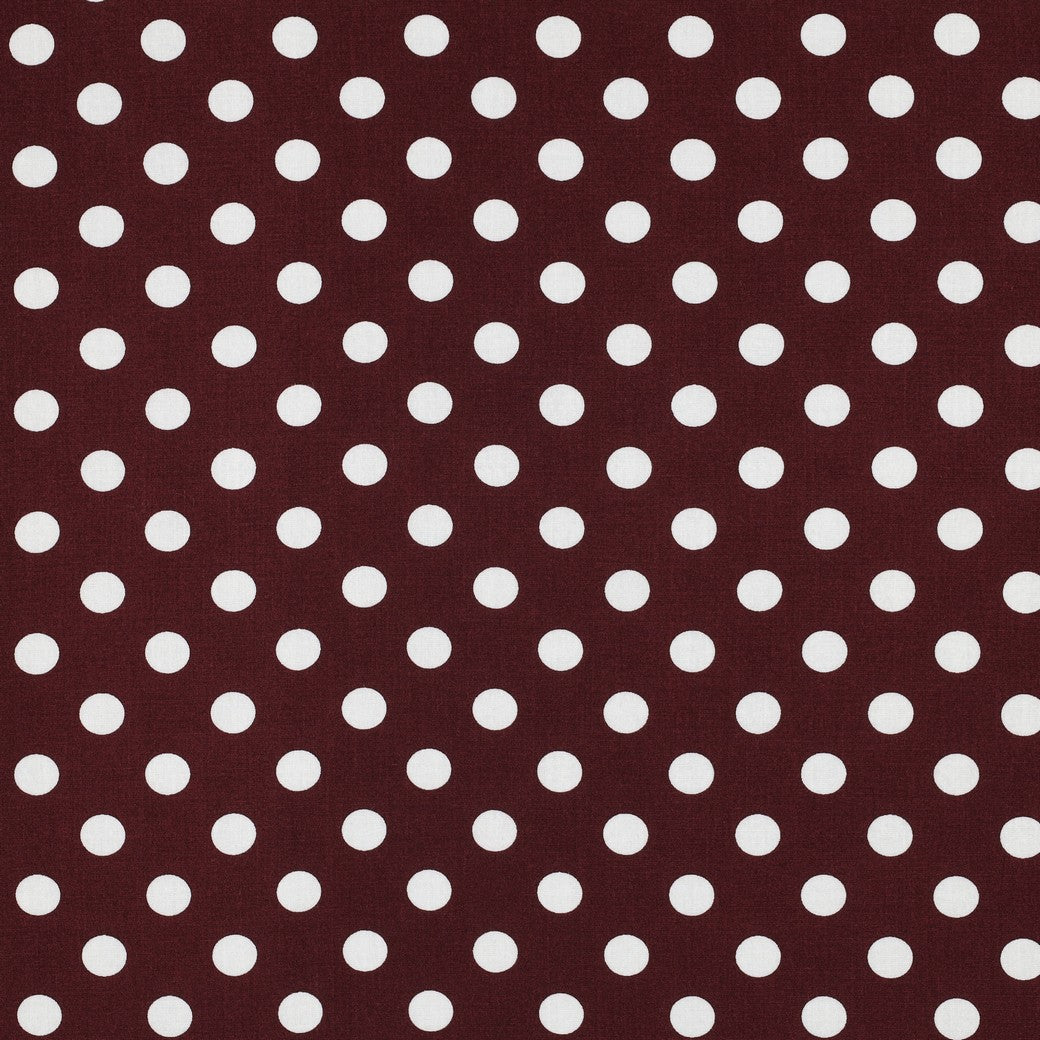 Viscose radiance stippen burgundy