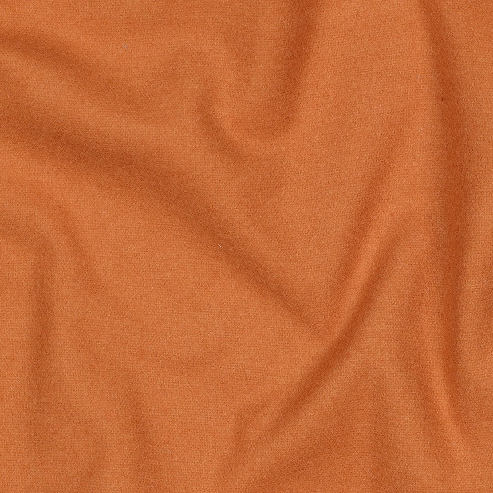 Katoenen flanel uni amber