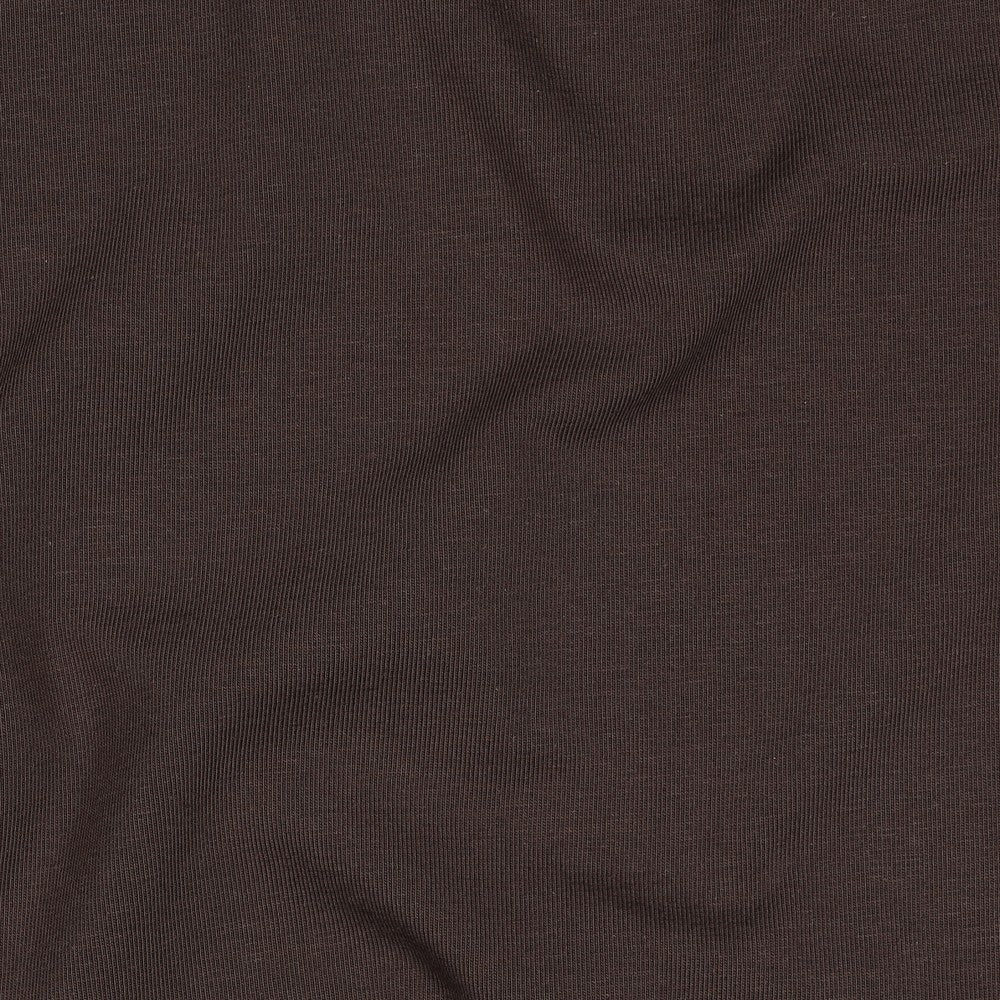 Jersey organic uni donkerbruin