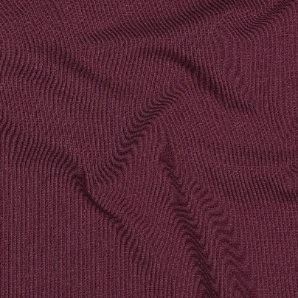 Jersey organic uni aubergine