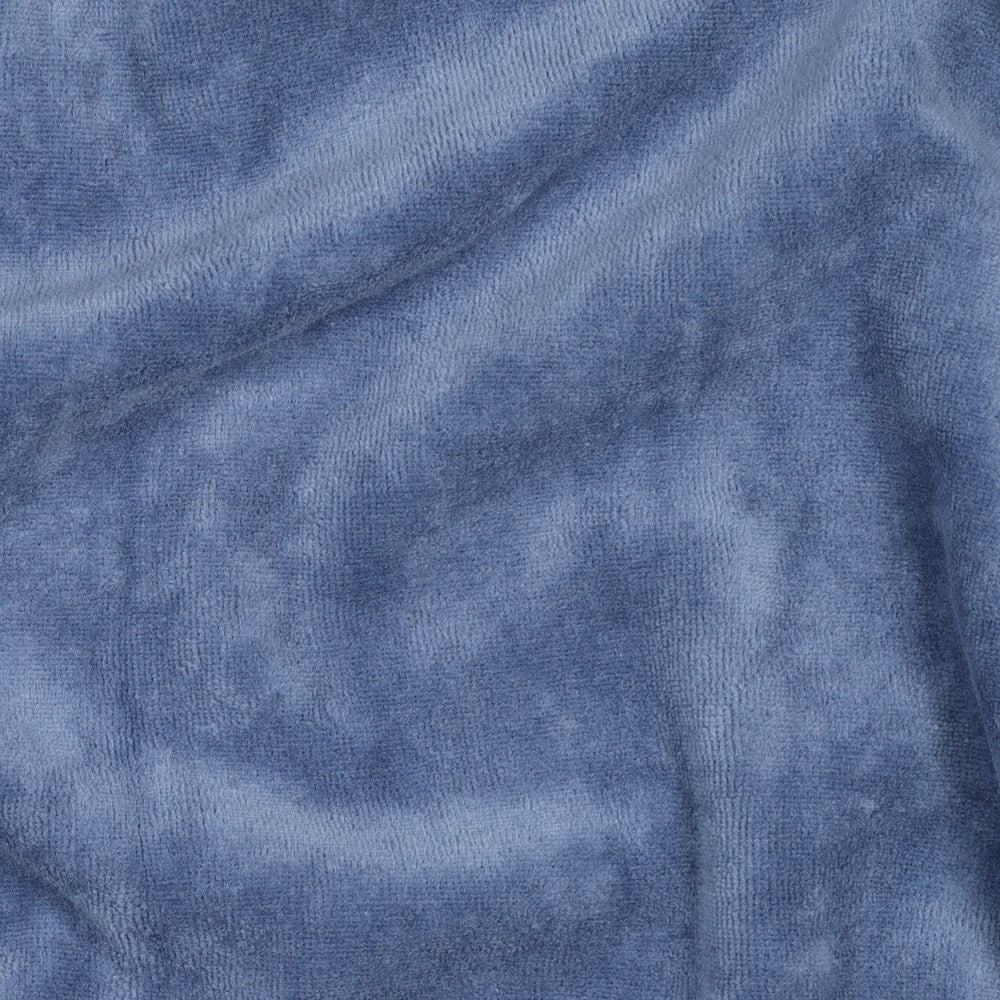 Nicky velours jeansblauw