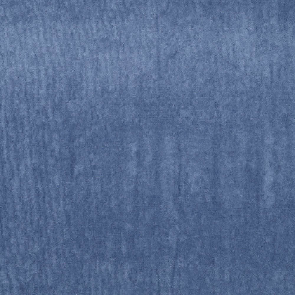 Nicky velours jeansblauw