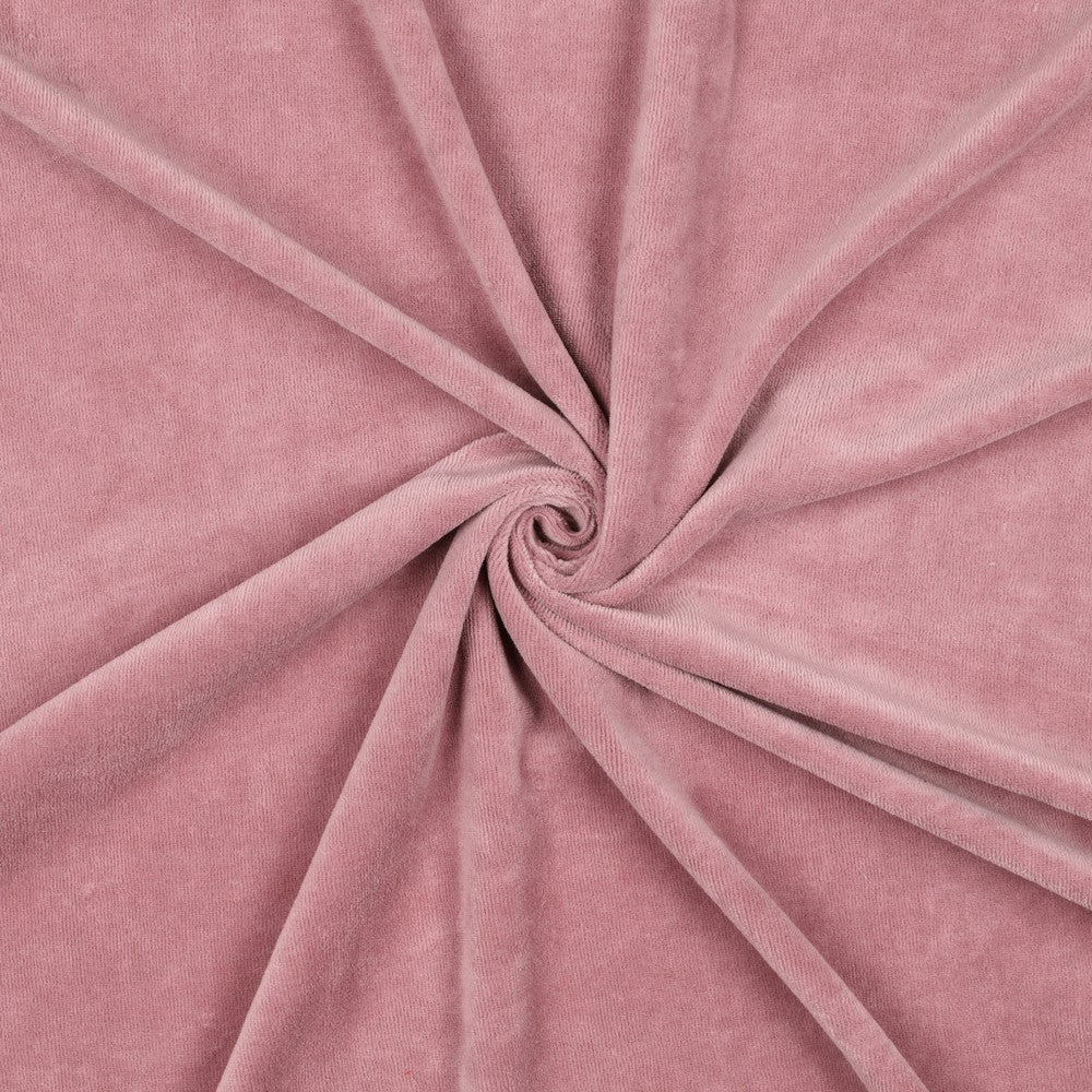Nicky velours licht mauve