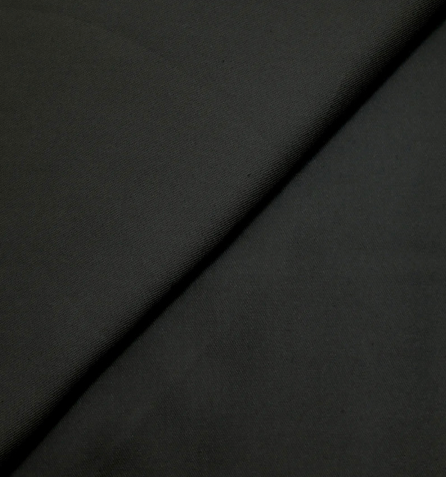 Heavy viscose twill zwart