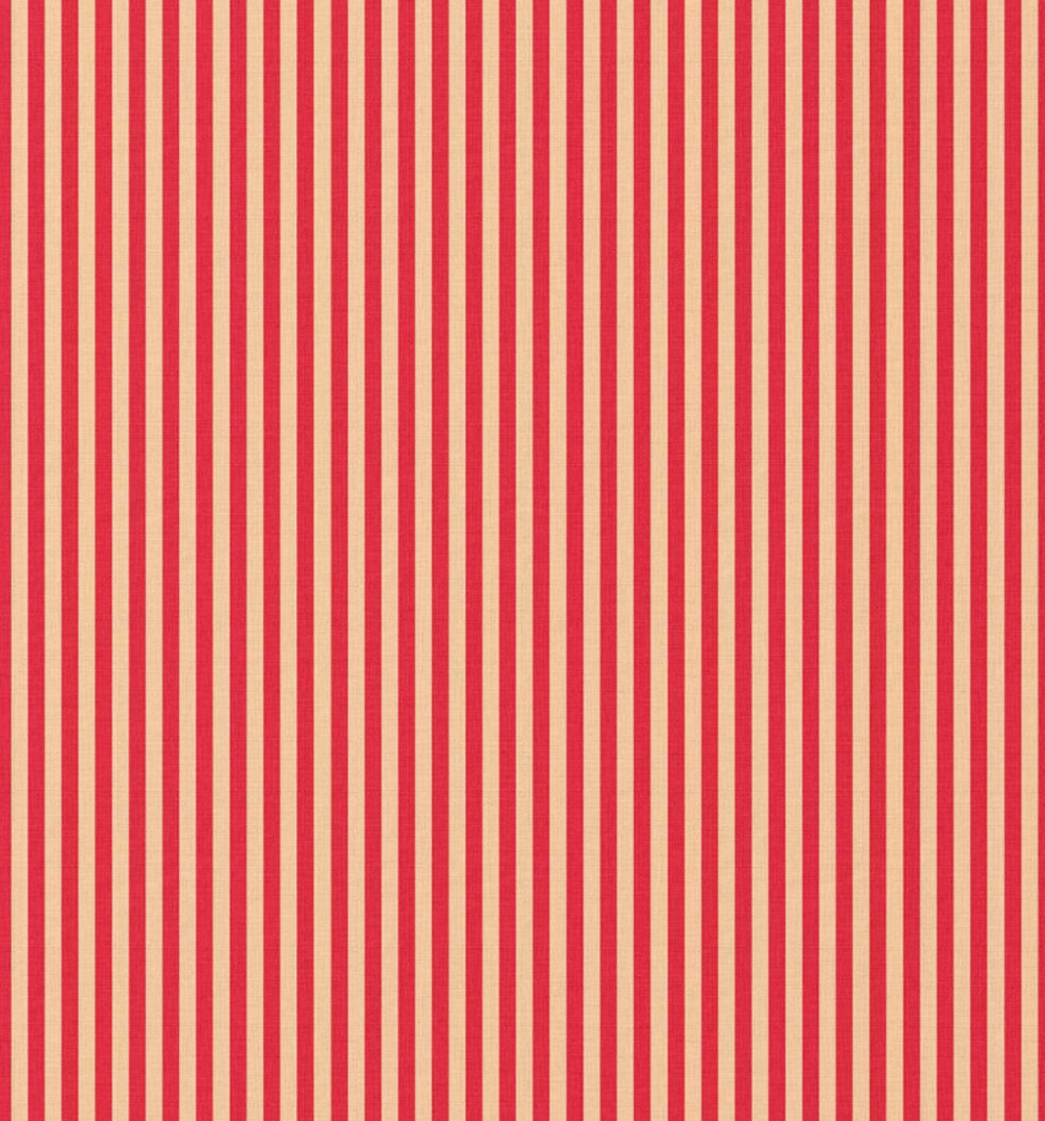 Katoen strepen rood/zalmroze