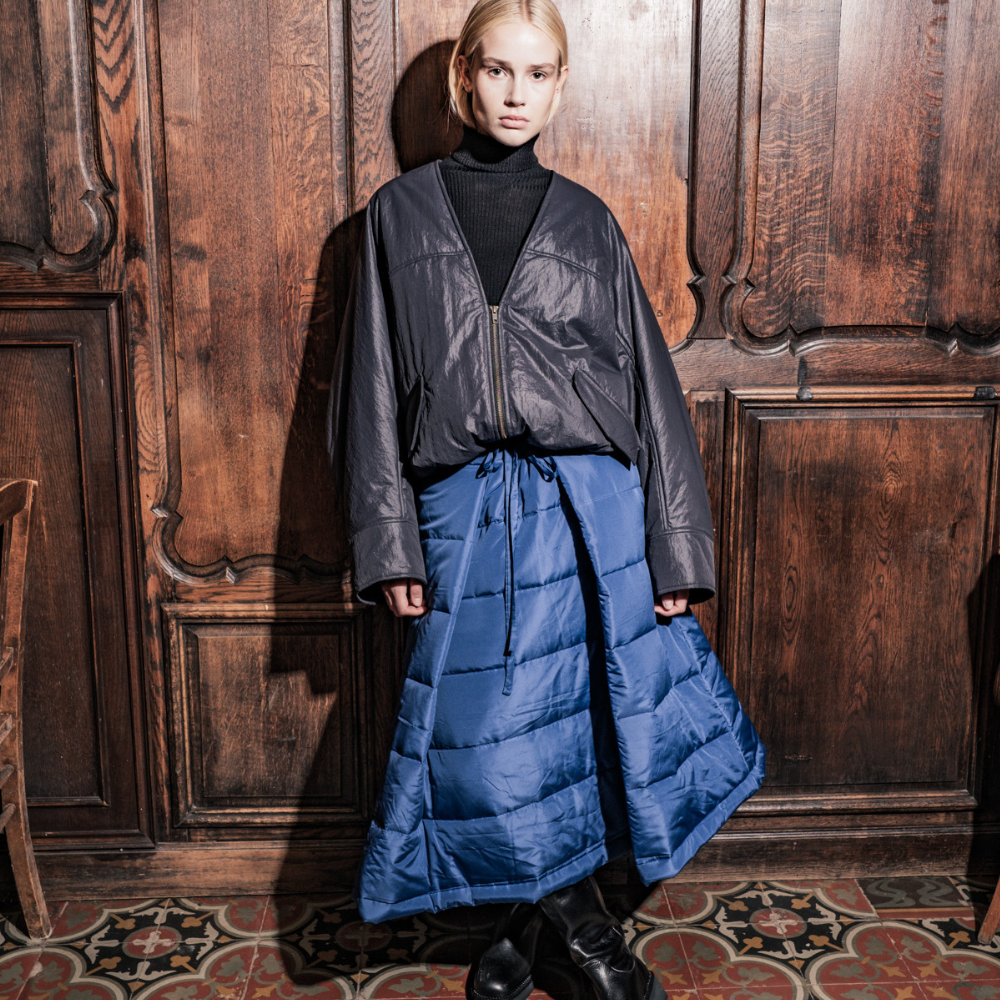Fibre Mood - Quilted waterproof blauw