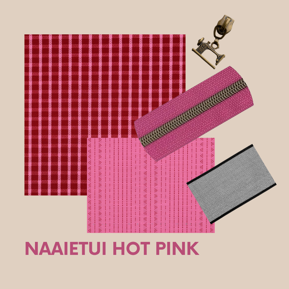 Pakket naaietui small hot pink - meerdere variaties