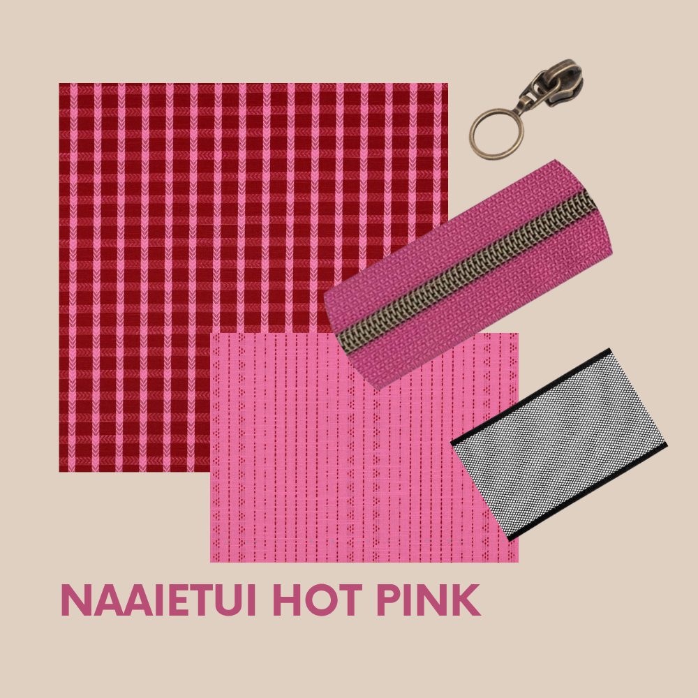 Pakket naaietui small hot pink - meerdere variaties