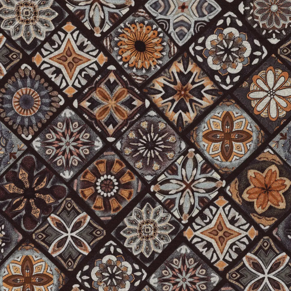 Punta di roma bloemen bruin