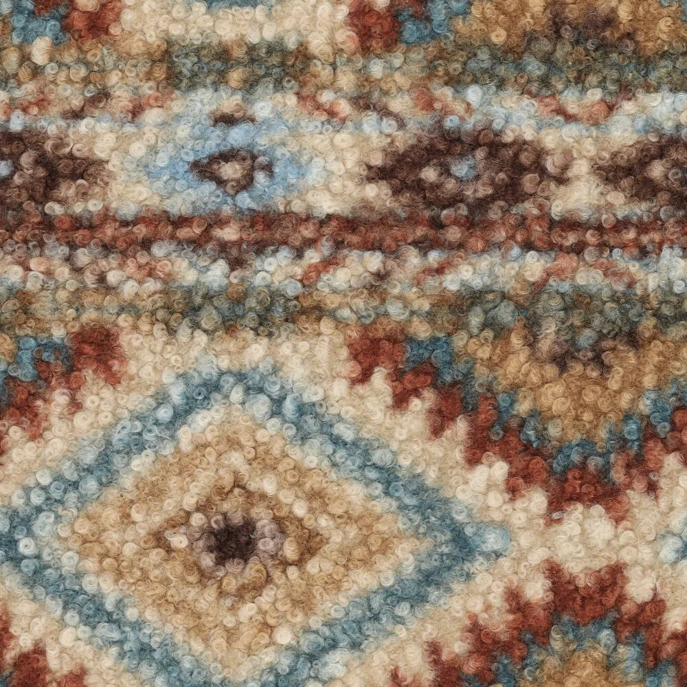 Bouclé kelim beige
