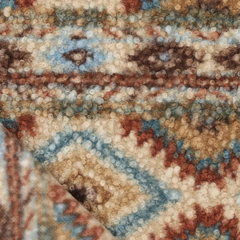 Bouclé kelim beige