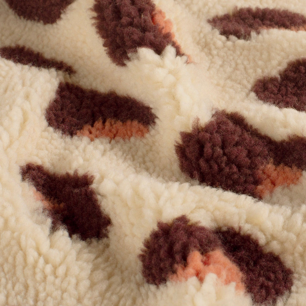 Teddy luipaardprint ecru