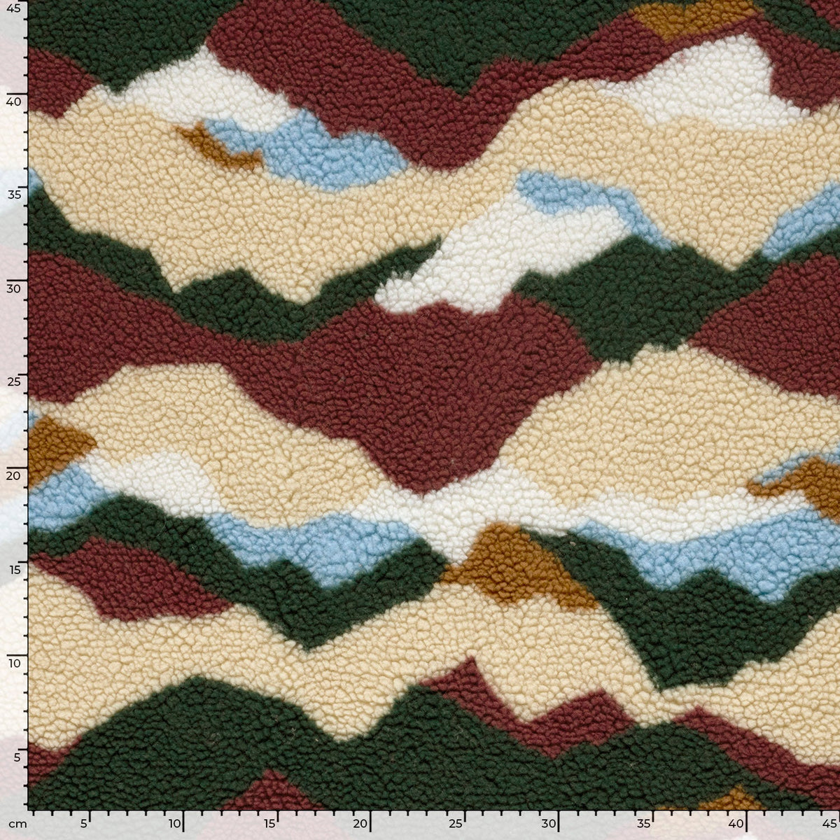 Teddy abstract groen/beige