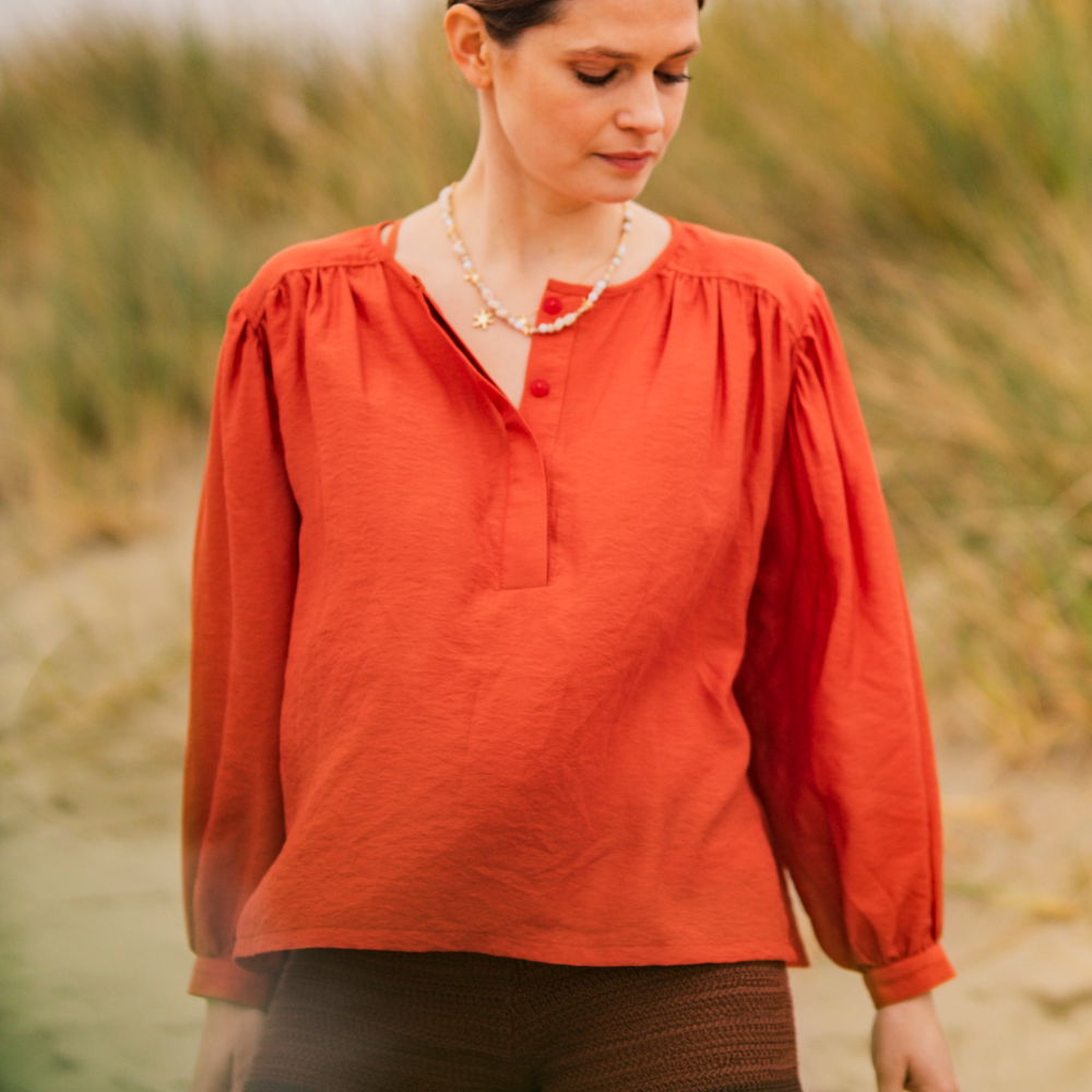 Fibre Mood - Viscose shiny oranje