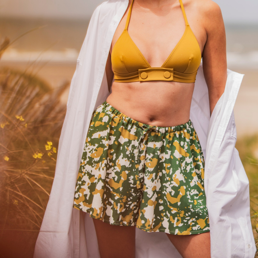 Fibre Mood - Viscose digitaal camouflage groen