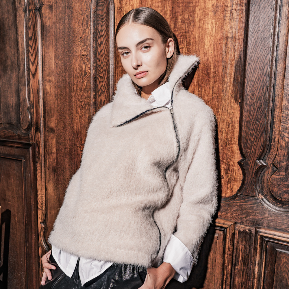 Fibre Mood - Polyester mohair ecru